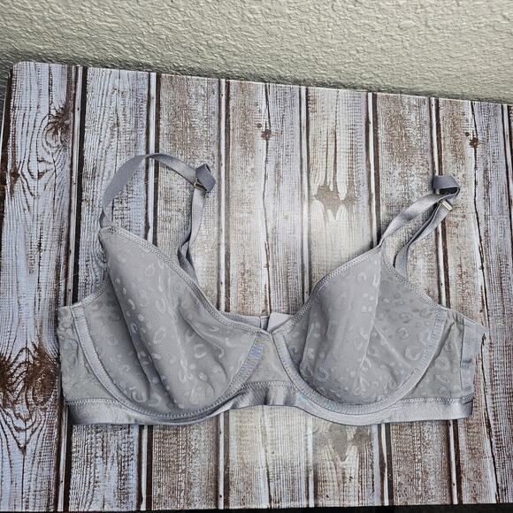 Soma Lightest lift flocked animal demi bra size 36D underwire - Picture 1 of 4